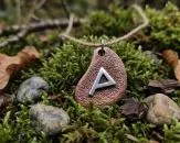 Rune Wunjo in Bronze und Silber